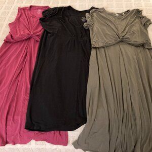 BUNDLE Simple Wishes Maternity and Nursing Dresses
